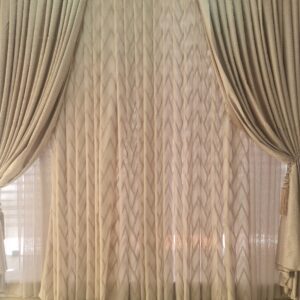 Voile toile chevron