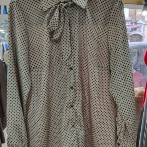 Chemise à pois viscose
