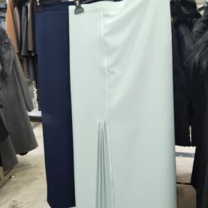 Jupe à plis satin