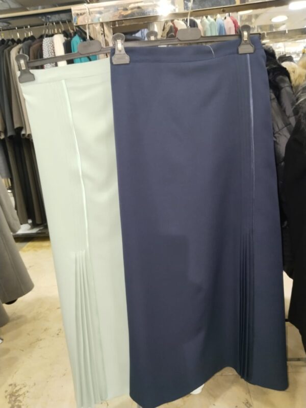 Jupe à plis satin – Image 2